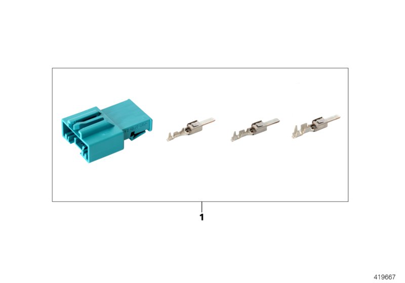 REPAIR KIT FOR SOCKET HOUSING, 4-PIN