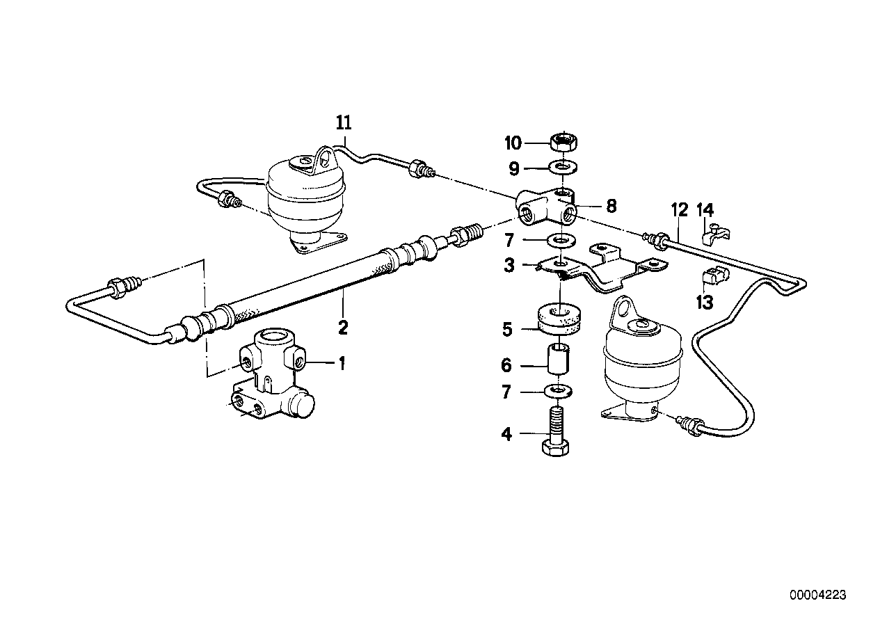 LEVELLING DEVICE/TUBING REAR