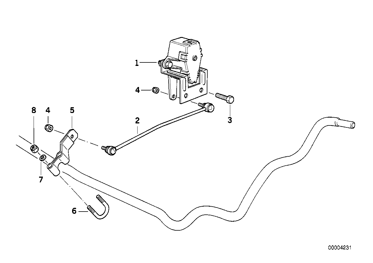 HEADLIGHT VERTICAL AIM CONTROL SENSOR