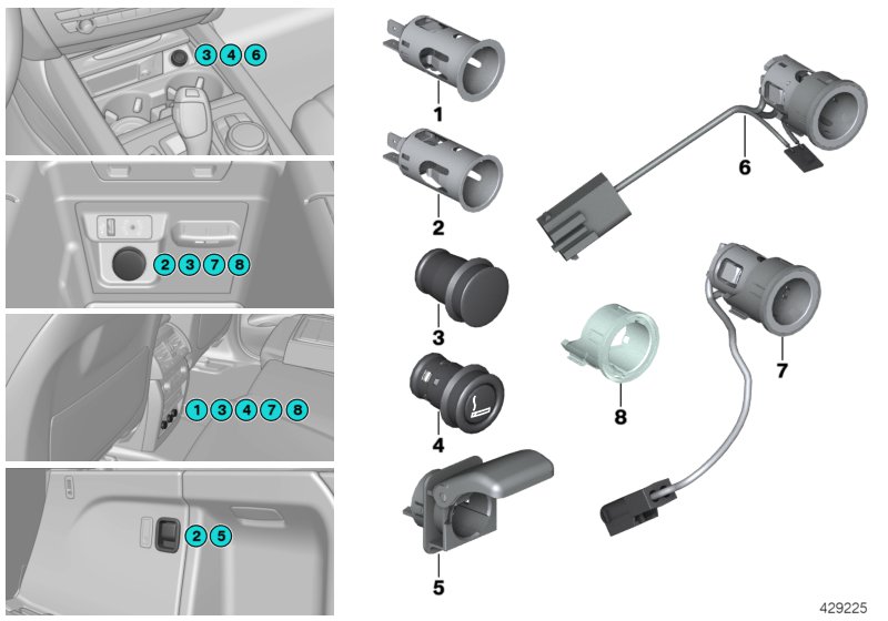 CIGARETTE LIGHTER / SOCKETS