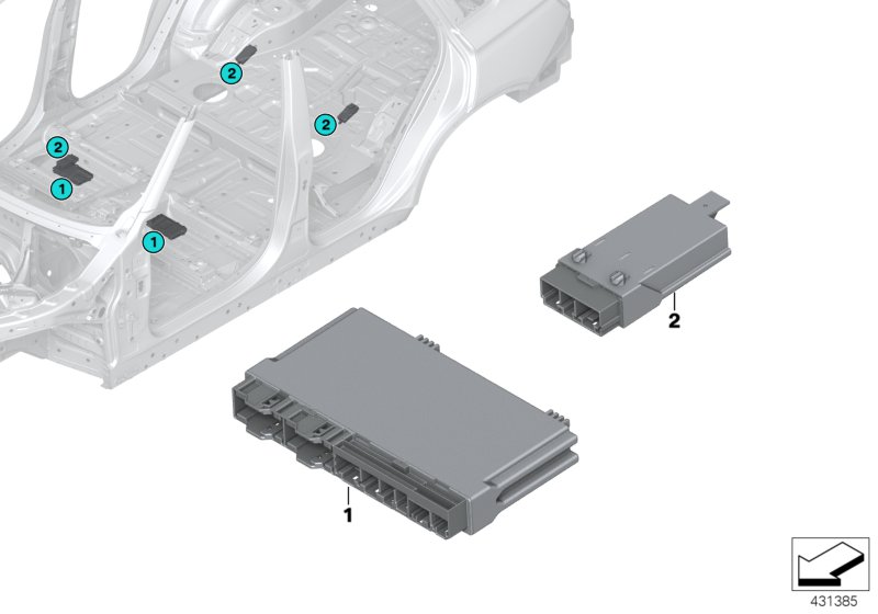 CONTROL UNIT FOR SEAT MODULE