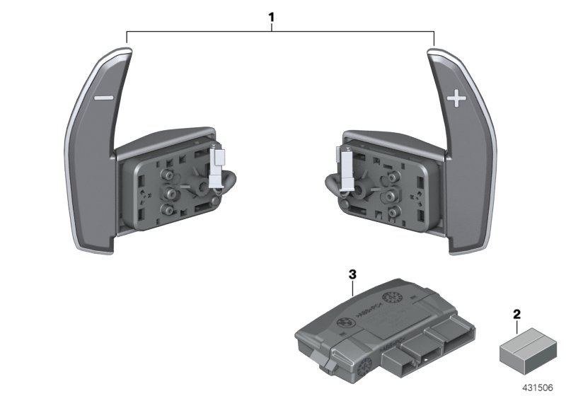 SHIFT PADDLES FOR M STEERING WHEEL