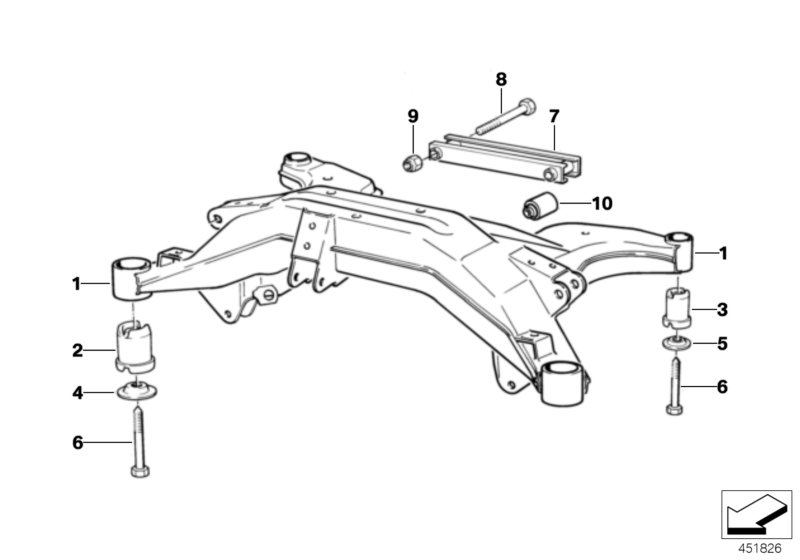 REAR AXLE CARRIER