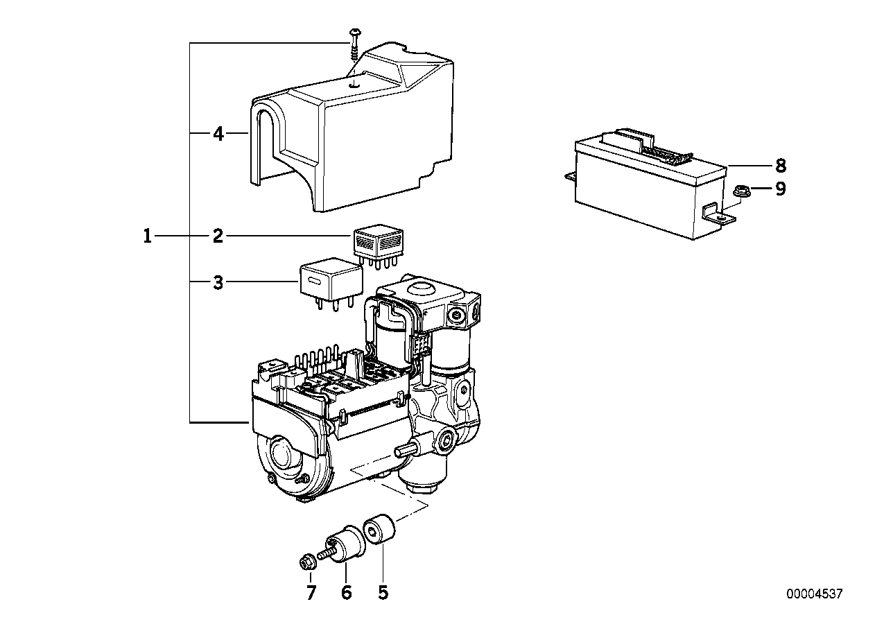 ANTI BLOCK SYSTEM-CONTROL UNIT