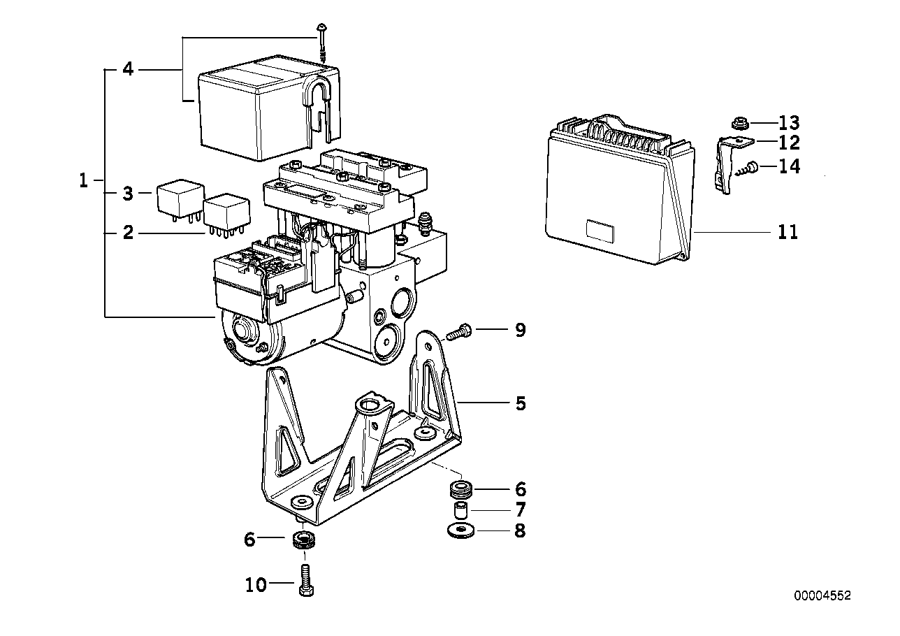 ANTI BLOCK SYSTEM ASC+T/CONTROL UNIT