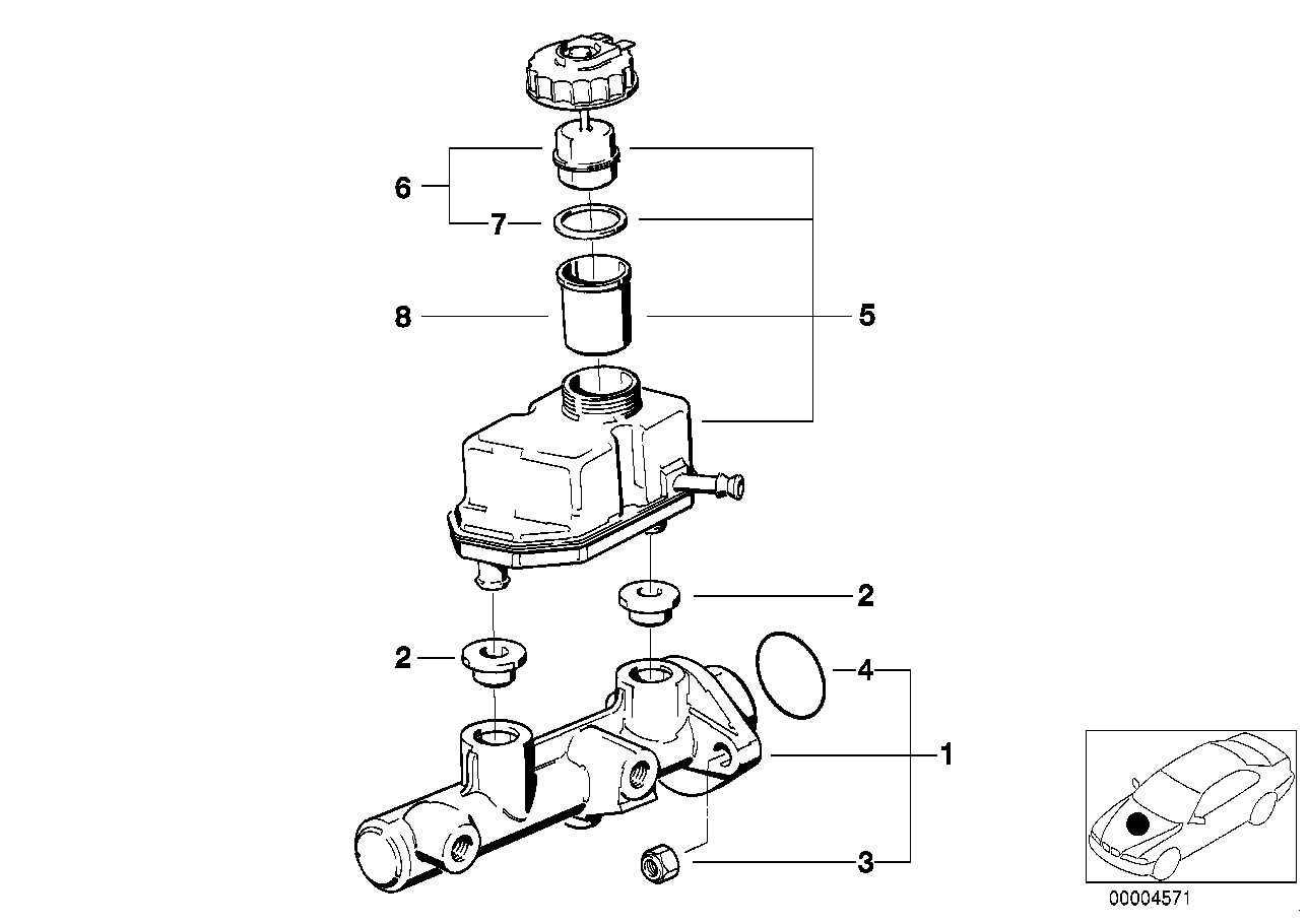 BRAKE MASTER CYLINDER/EXPANSION TANK