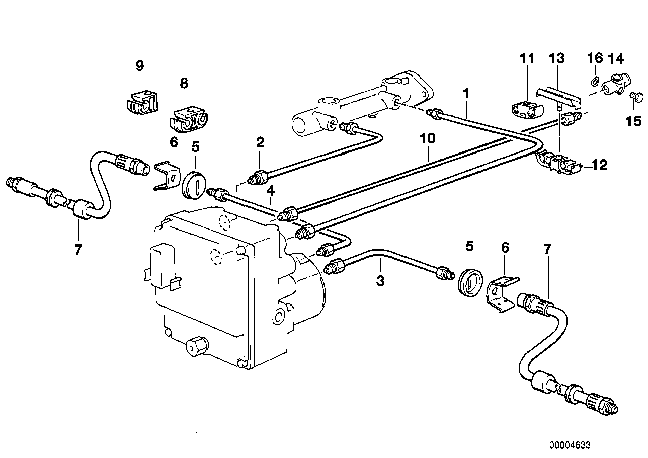 BRAKE PIPE FRONT ABS