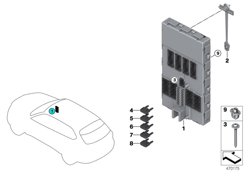 CONTROL UNIT, BDC BODY DOMAIN CONTROLLER