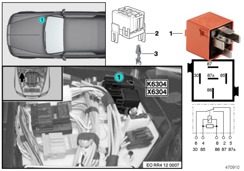 SECONDARY AIR INJECTION PUMP RELAY K6304