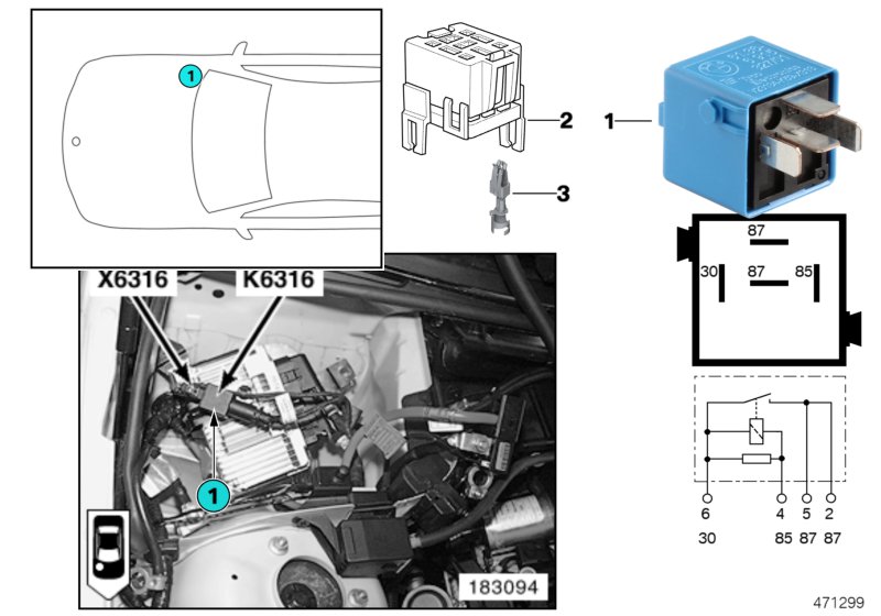 VALVETRONIC RELAY K6316