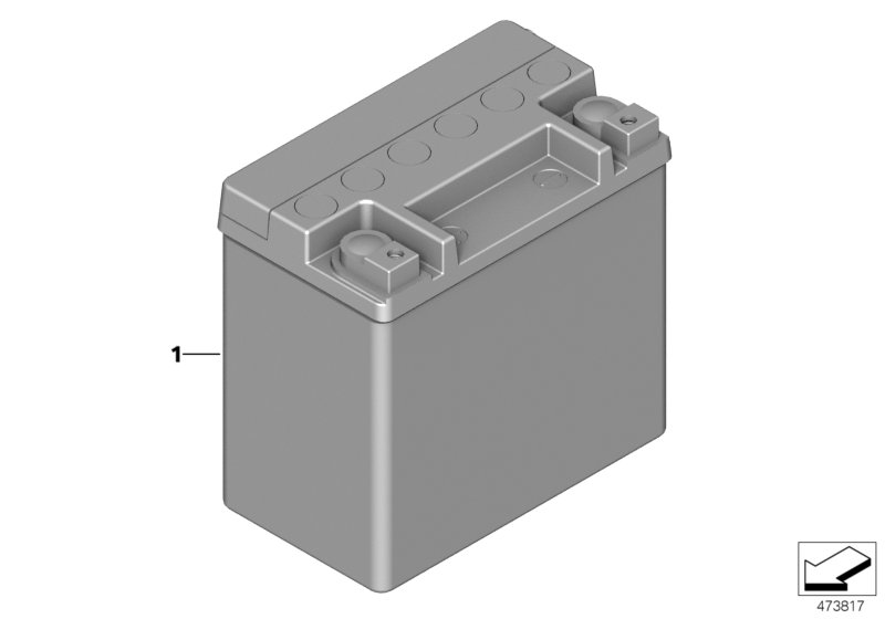 ORIGINAL BMW BATTERY 12AH