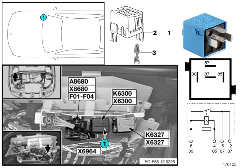 RELAY DME K6300