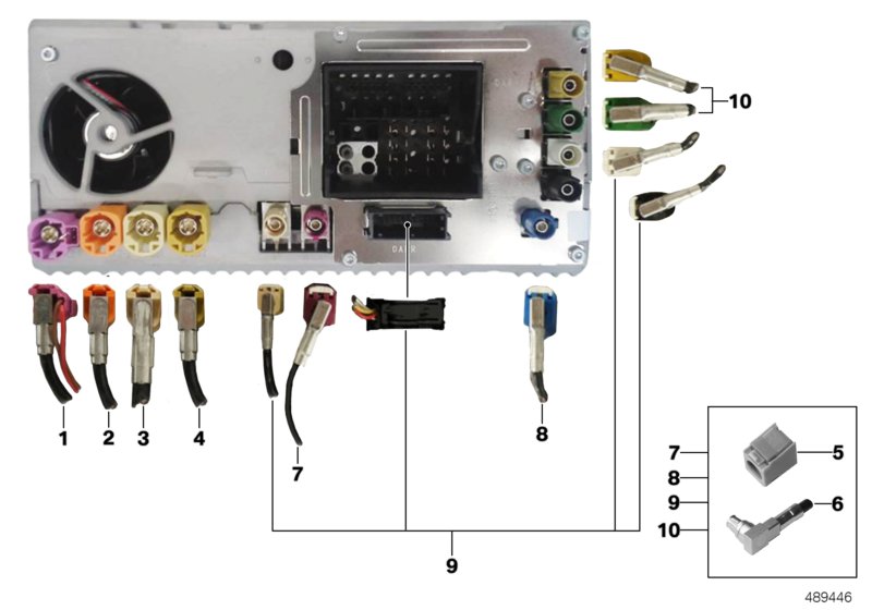 REP.- WIRING HARN.ASSORT.HEAD UNIT HIGH