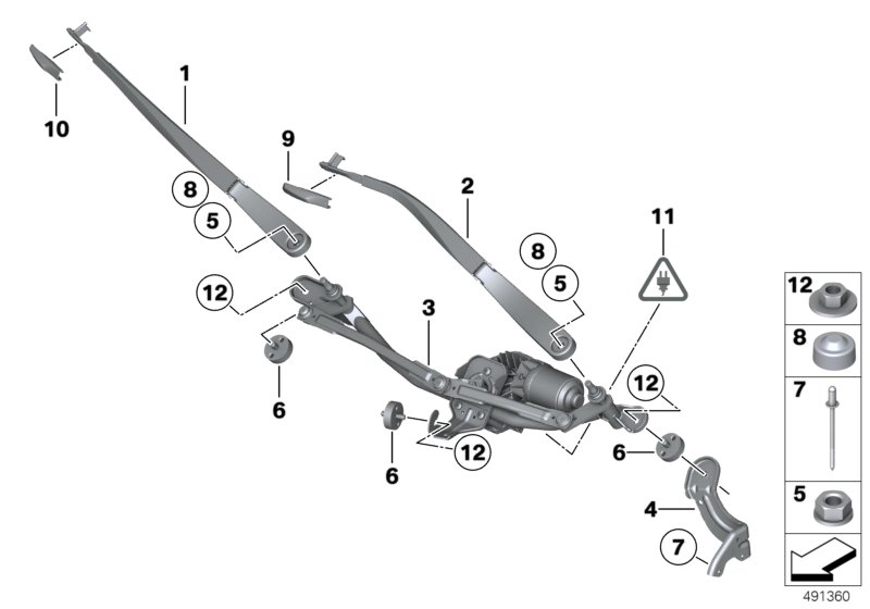 SINGLE WIPER PARTS