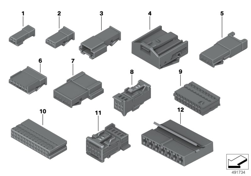 PLUG TERMINAL ELO NOT WATERPROOF