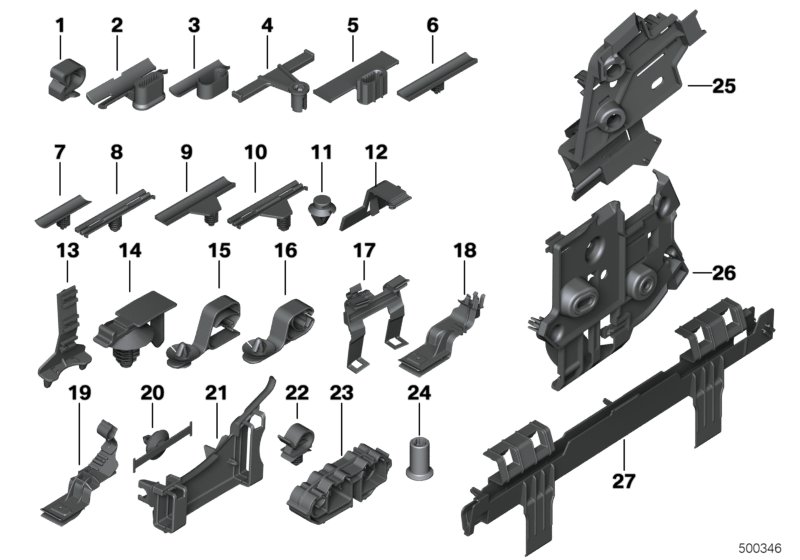 VARIOUS CABLE HOLDERS