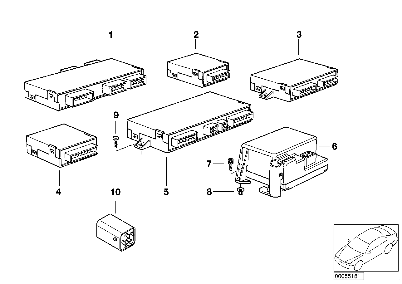 BODY CONTROL UNITS AND MODULS