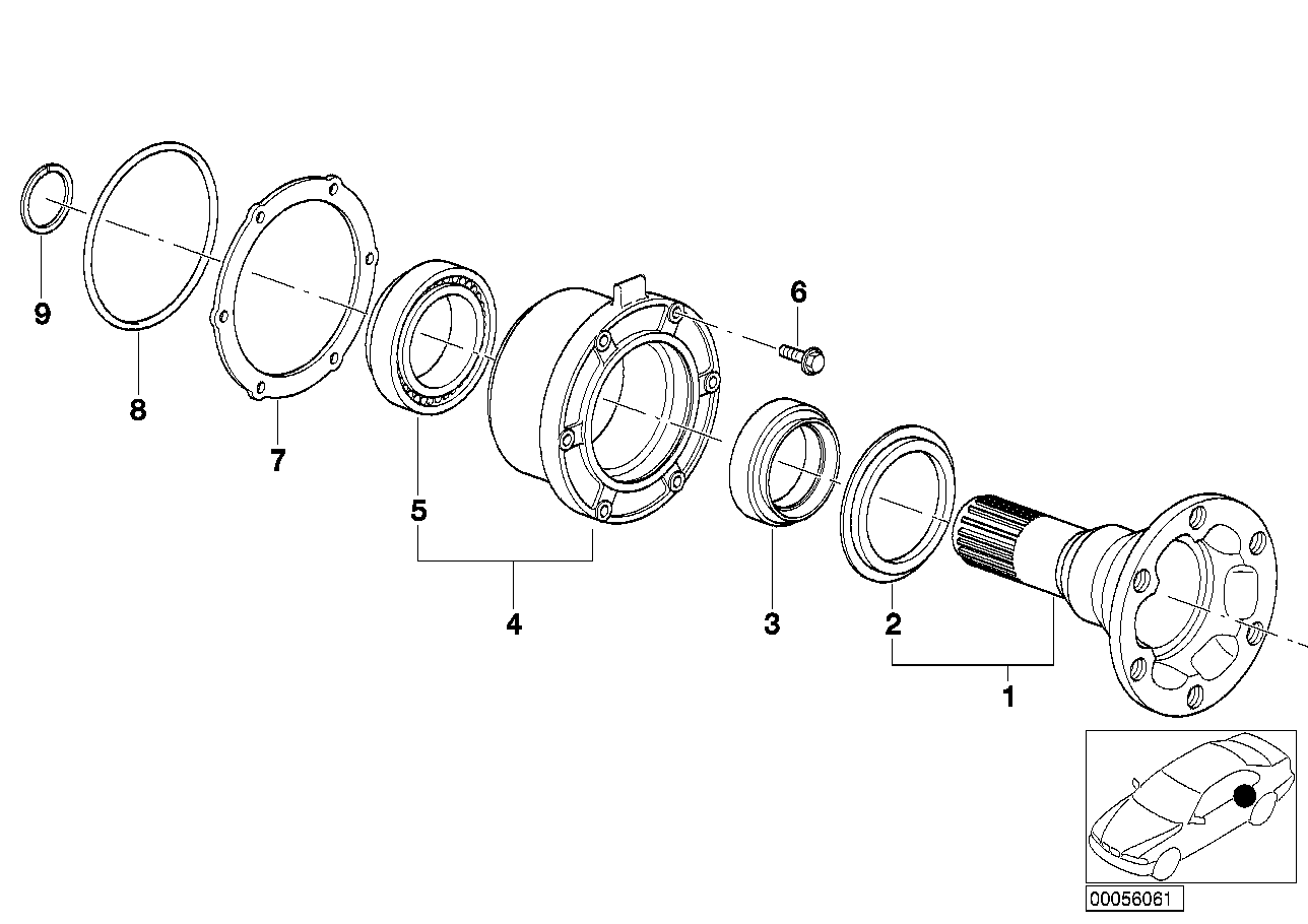 DRIVE FLANGE SUSPENSION/GASKET