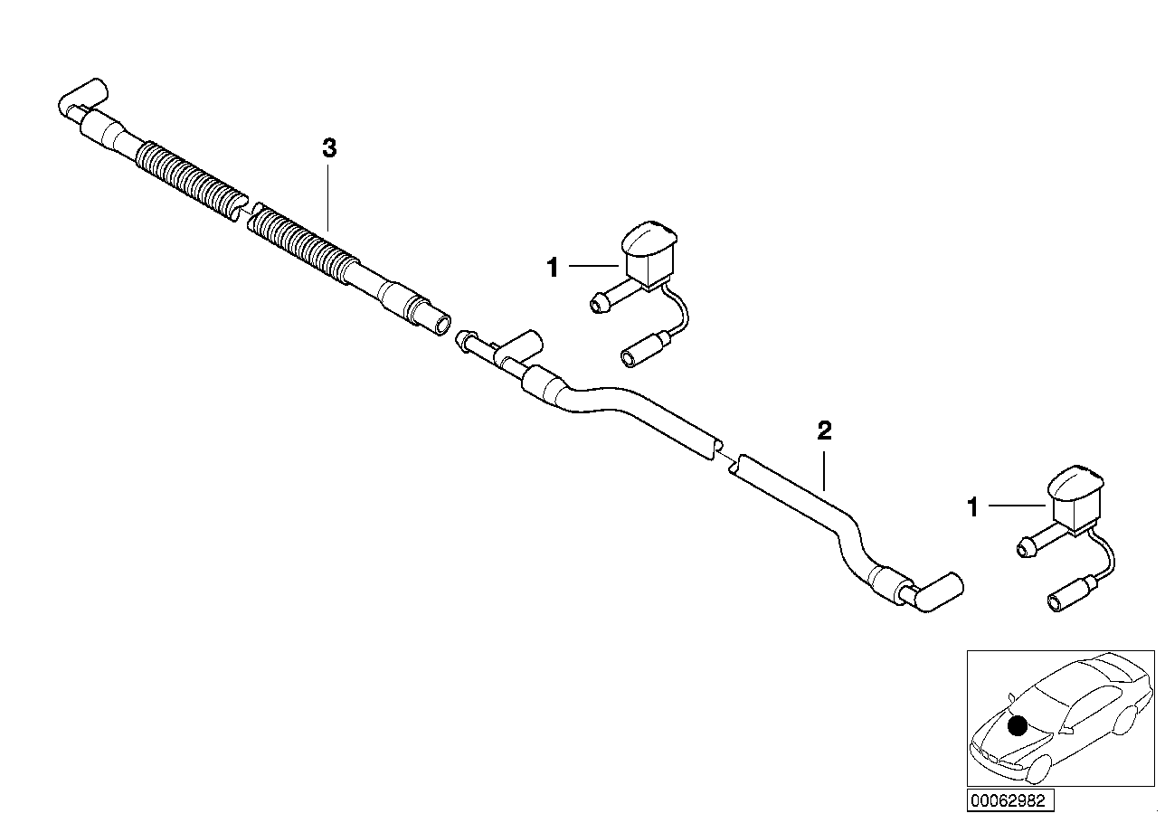 SINGLE PARTS FOR WINDSHIELD CLEANING