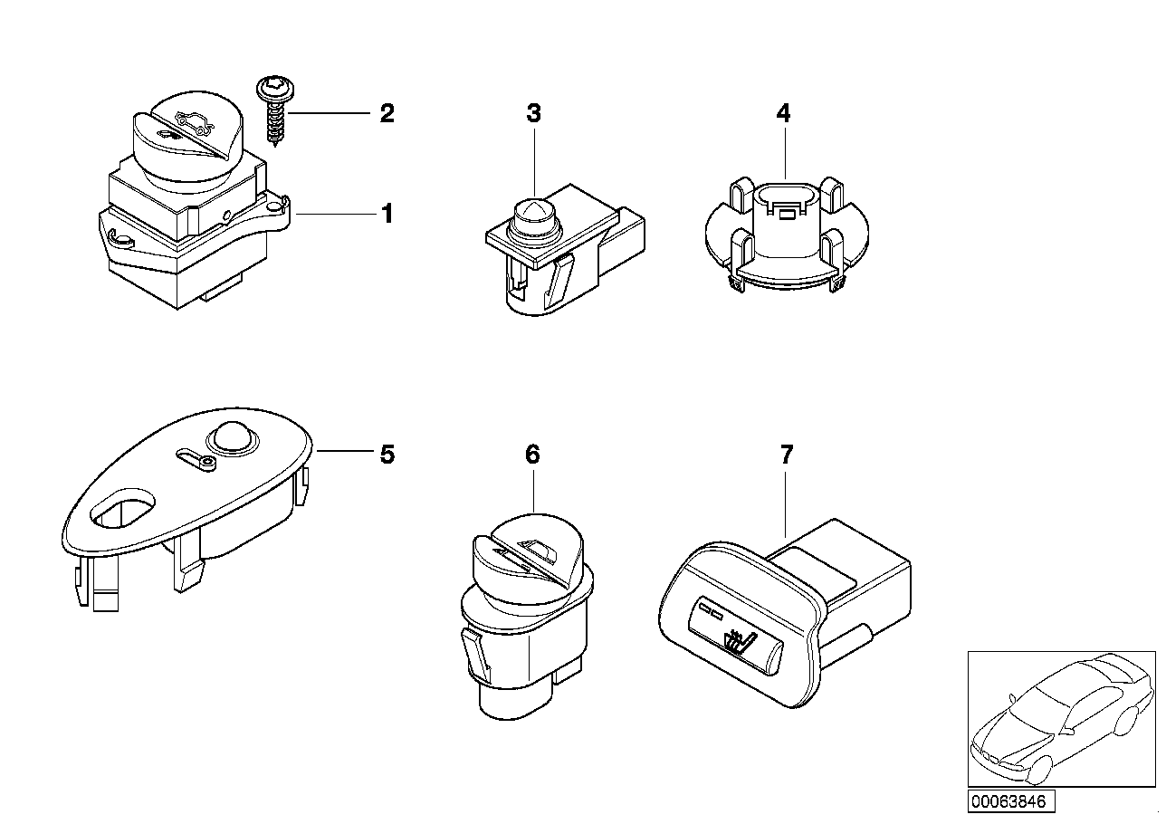 VARIOUS SWITCHES