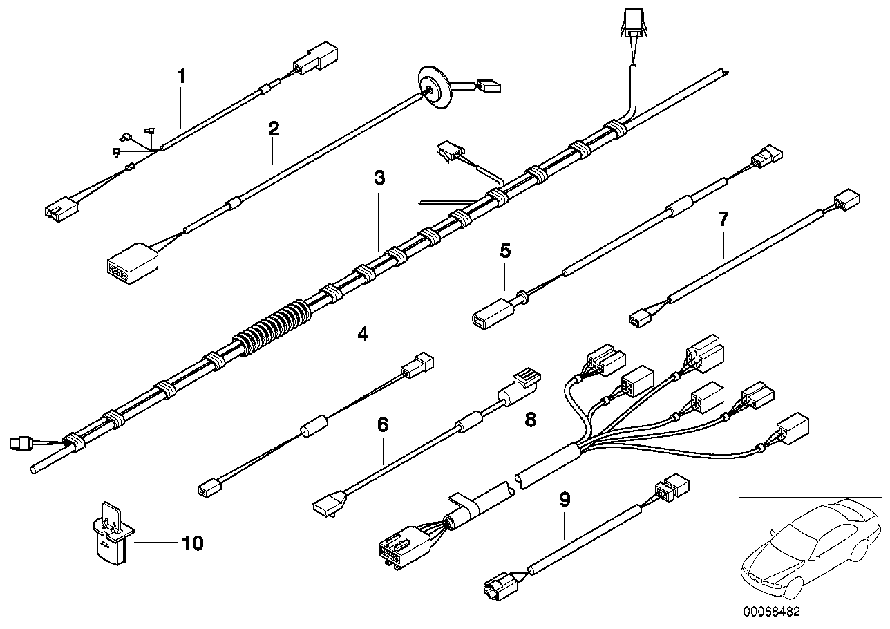 VARIOUS ADDITIONAL CABLE HARNESSES