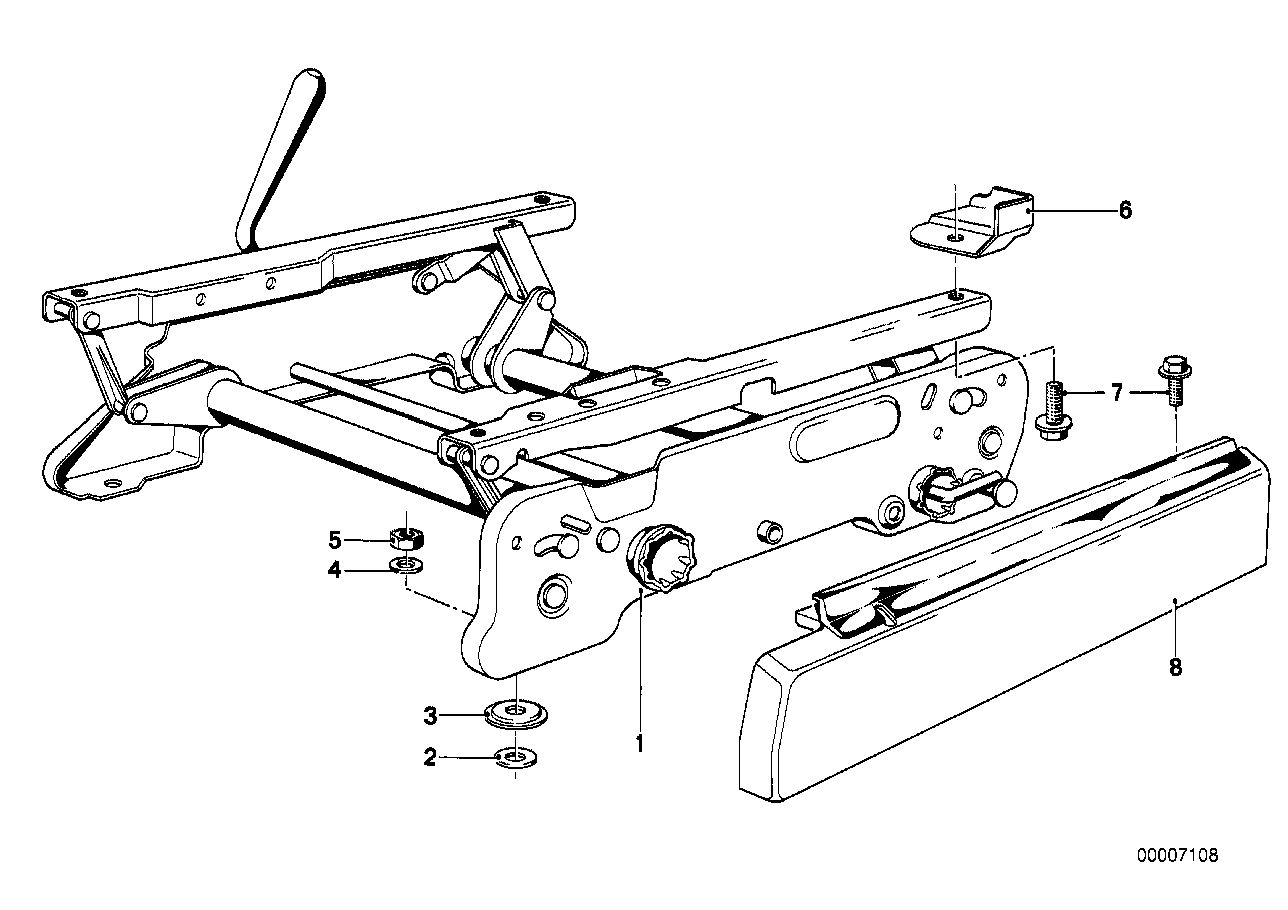 FRONT SEAT-VERTICAL SEAT ADJUSTER