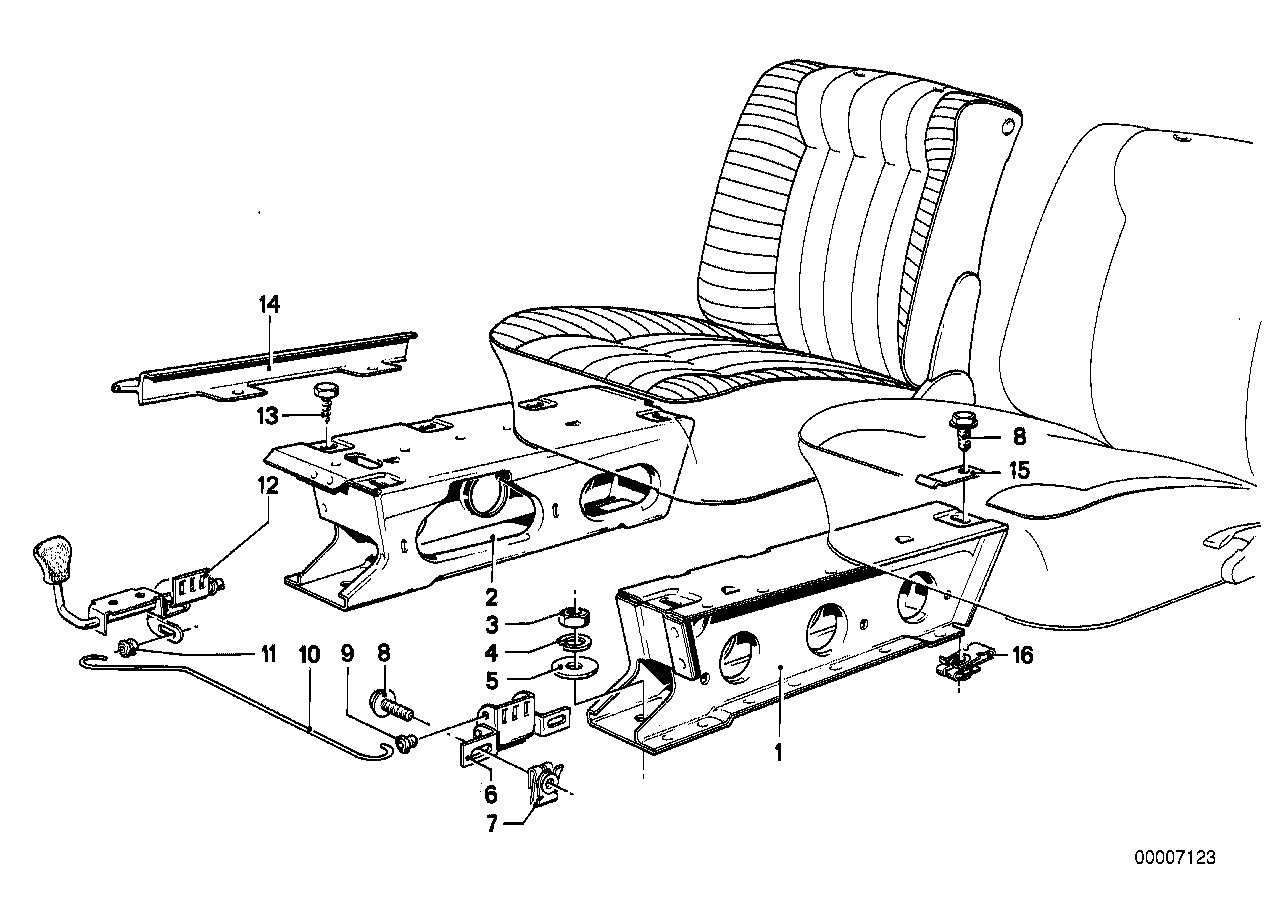 FRONT SEAT-SEAT RISER