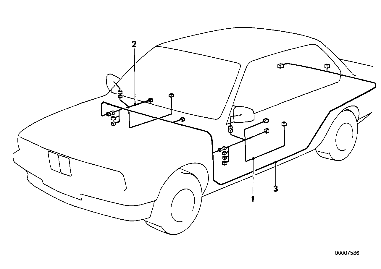 WIRING SET ELECTR.EXTERIOR MIRRORS