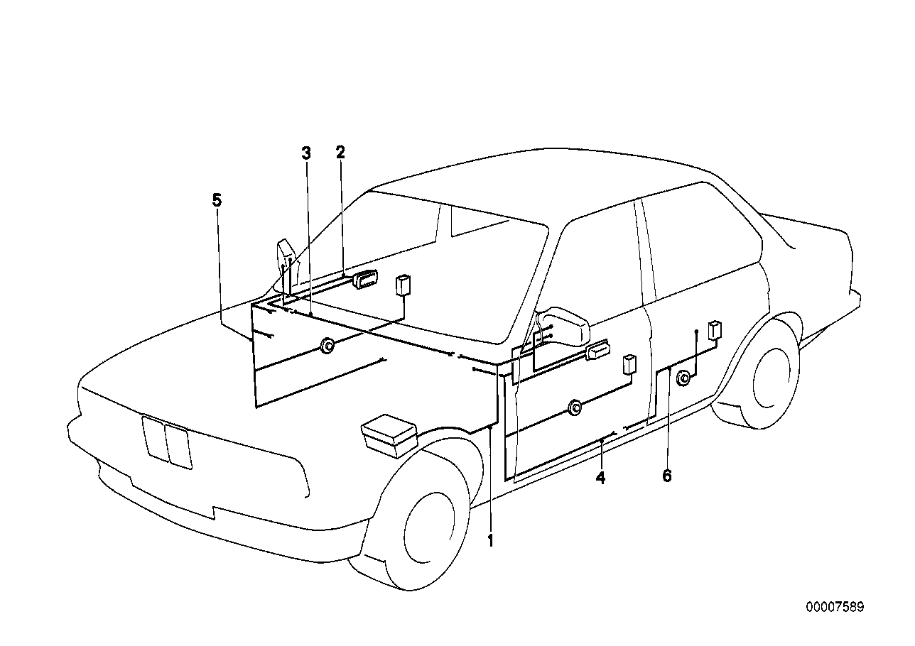 WIRING SET ELECTR.EXTERIOR MIRRORS