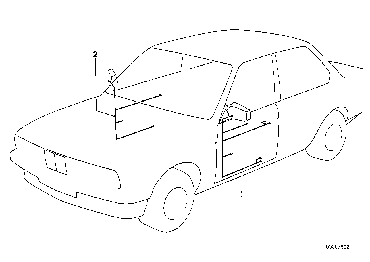 WIRING SET ELECTR.EXTERIOR MIRRORS