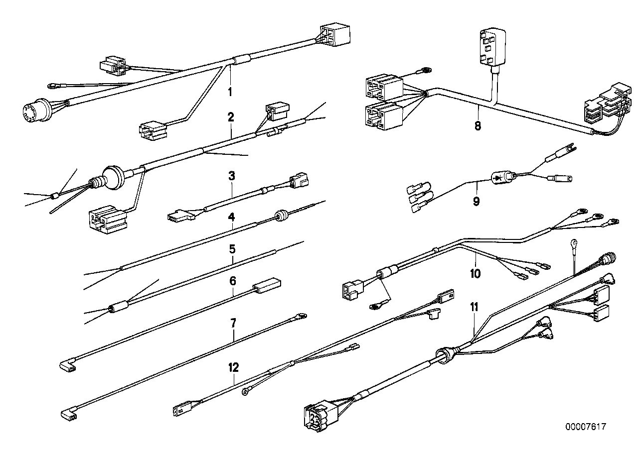 VARIOUS ADDITIONAL WIRING SETS