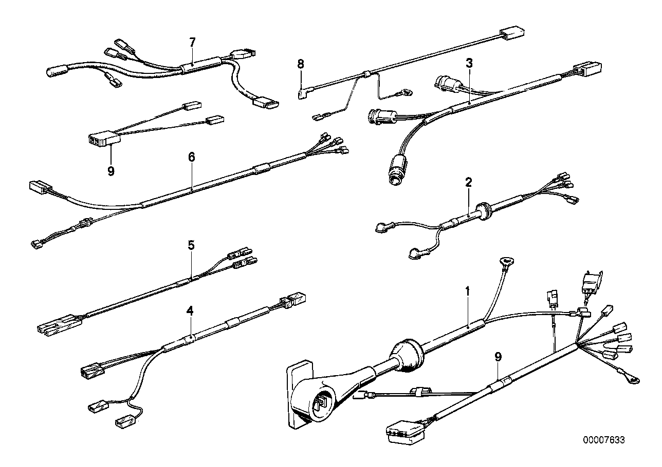 VARIOUS ADDITIONAL WIRING SETS