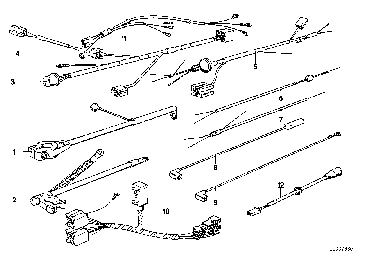 VARIOUS ADDITIONAL WIRING SETS