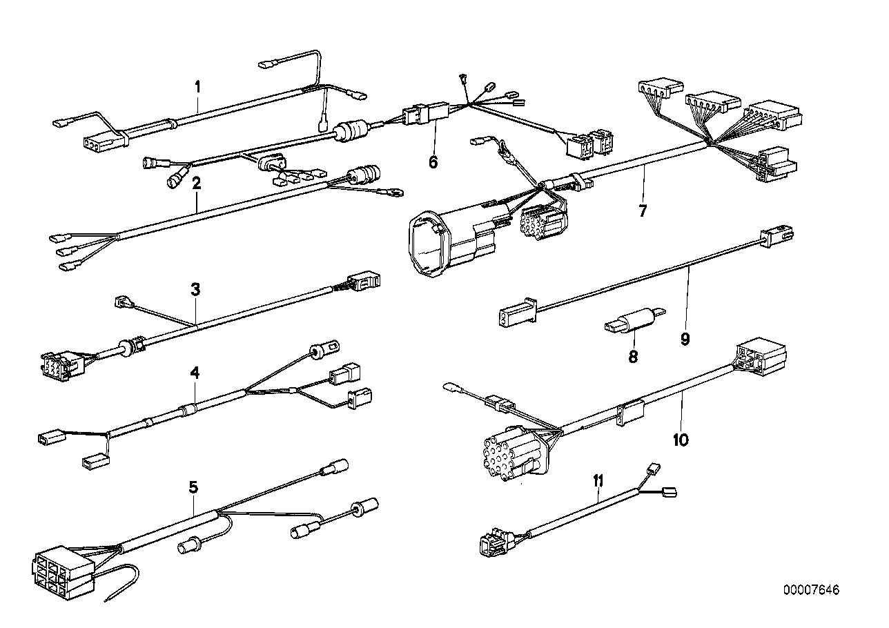 VARIOUS ADDITIONAL WIRING SETS