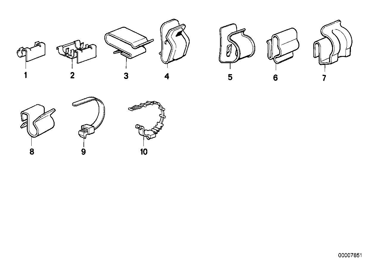 CABLE CLAMPS/CABLE TIES