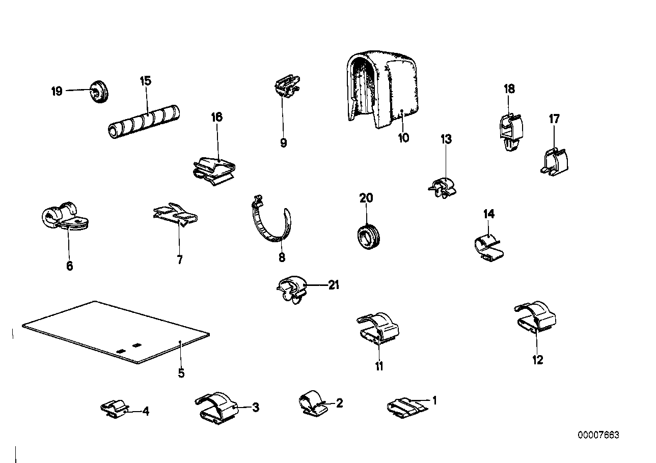 CABLE CLAMPS/CABLE HOLDER