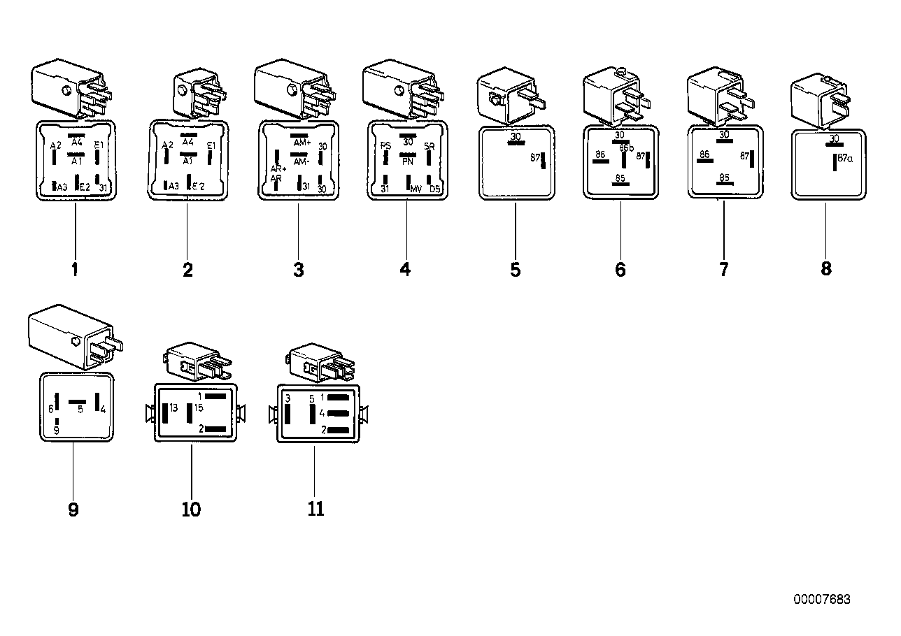 VARIOUS RELAYS