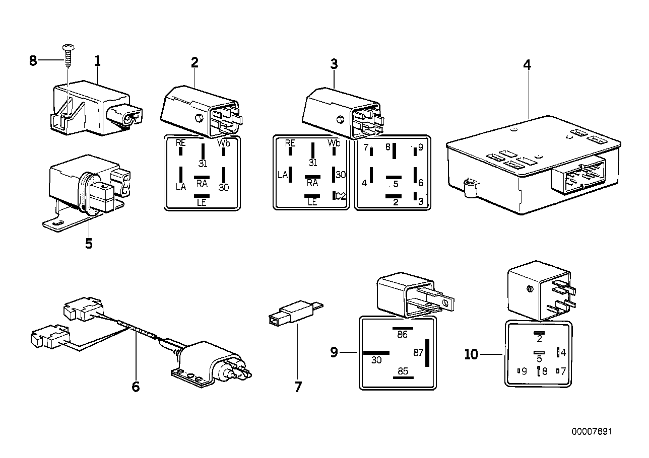 VARIOUS RELAYS