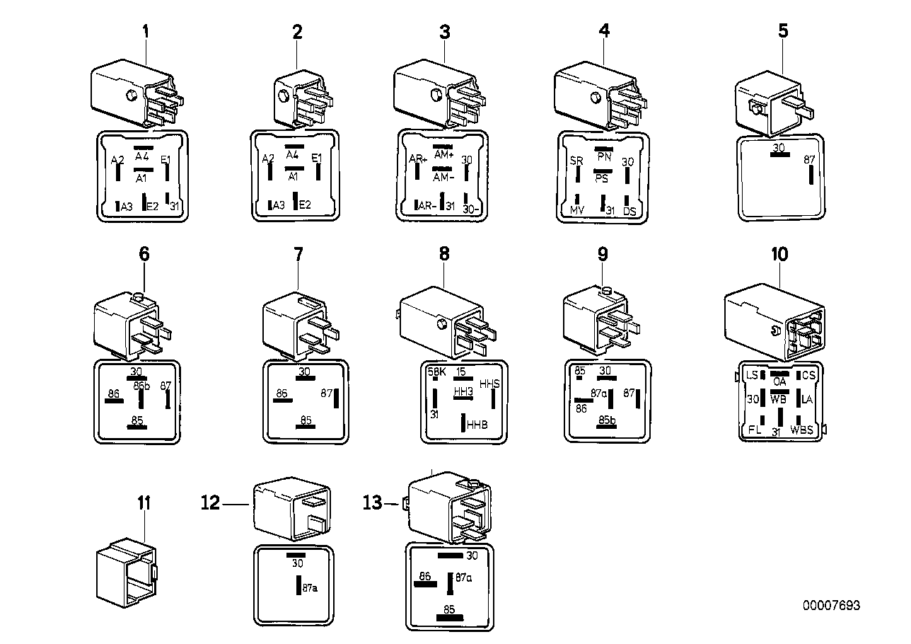 VARIOUS RELAYS