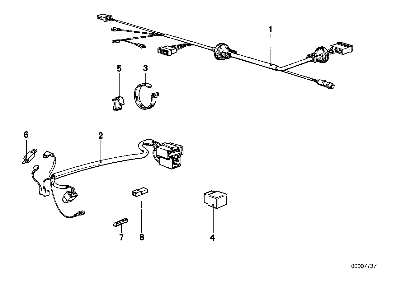 WIRING HARNESS LEVELLING DEVICE