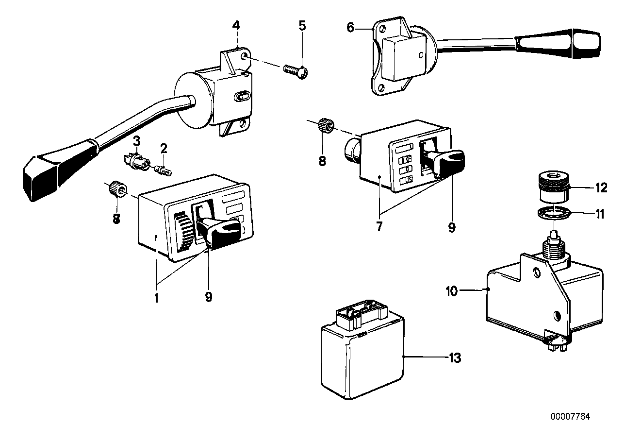 STEERING COLUMN SWITCH