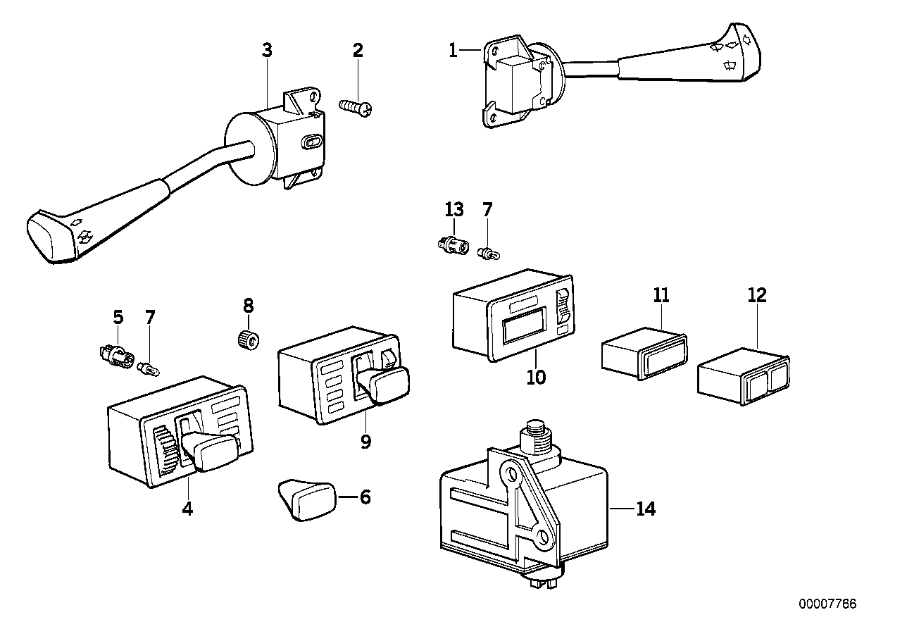 STEERING COLUMN SWITCH