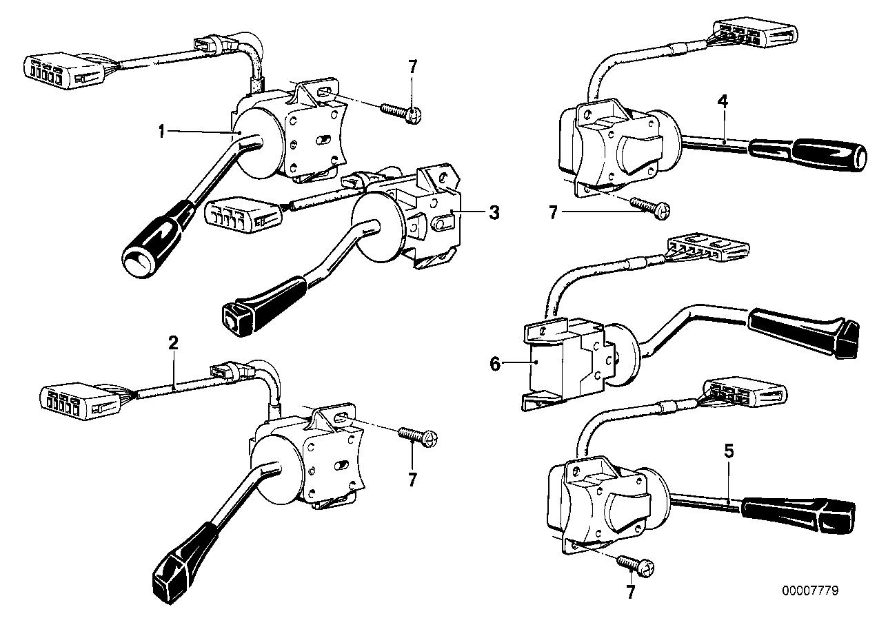 STEERING COLUMN SWITCH