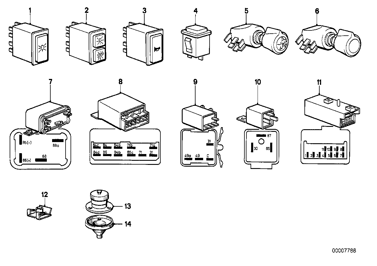 VARIOUS SWITCHES