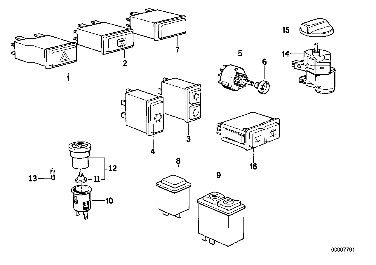 VARIOUS SWITCHES