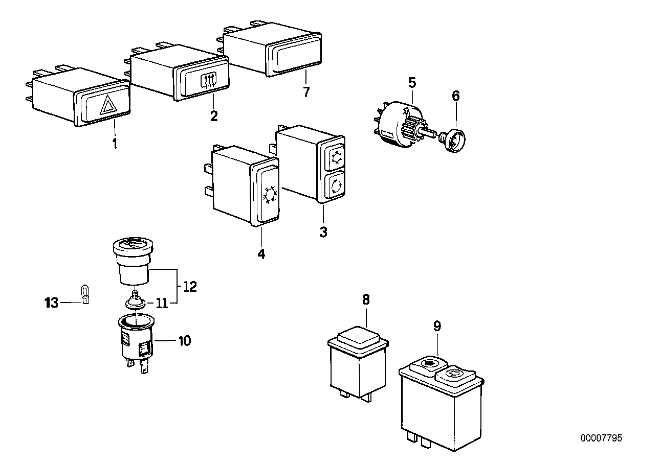 VARIOUS SWITCHES