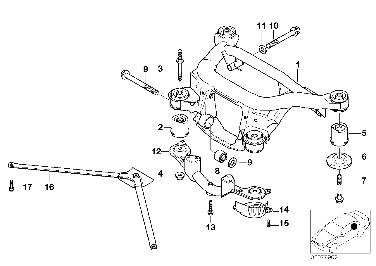 REAR AXLE CARRIER