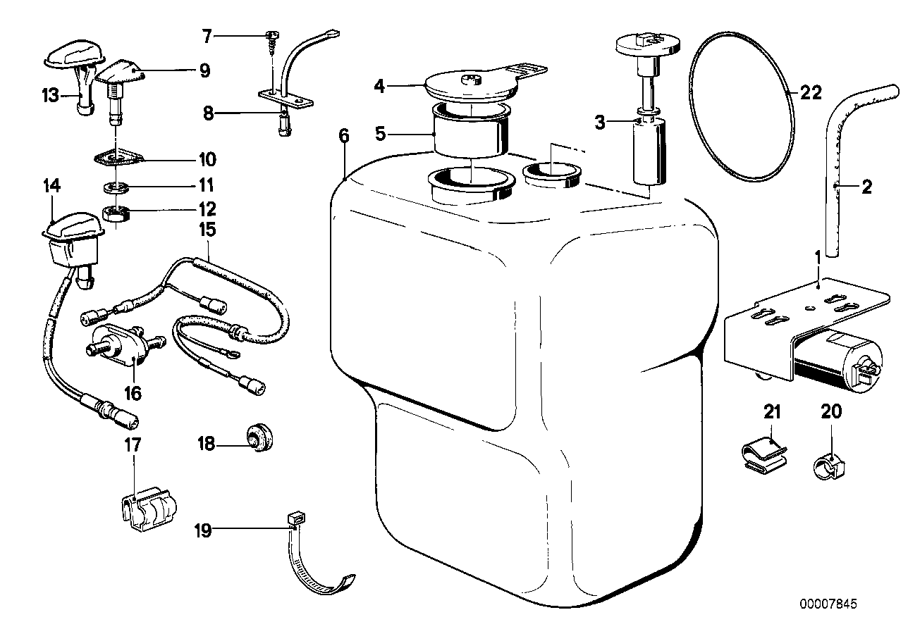 SINGLE PARTS FOR WINDSHIELD CLEANING