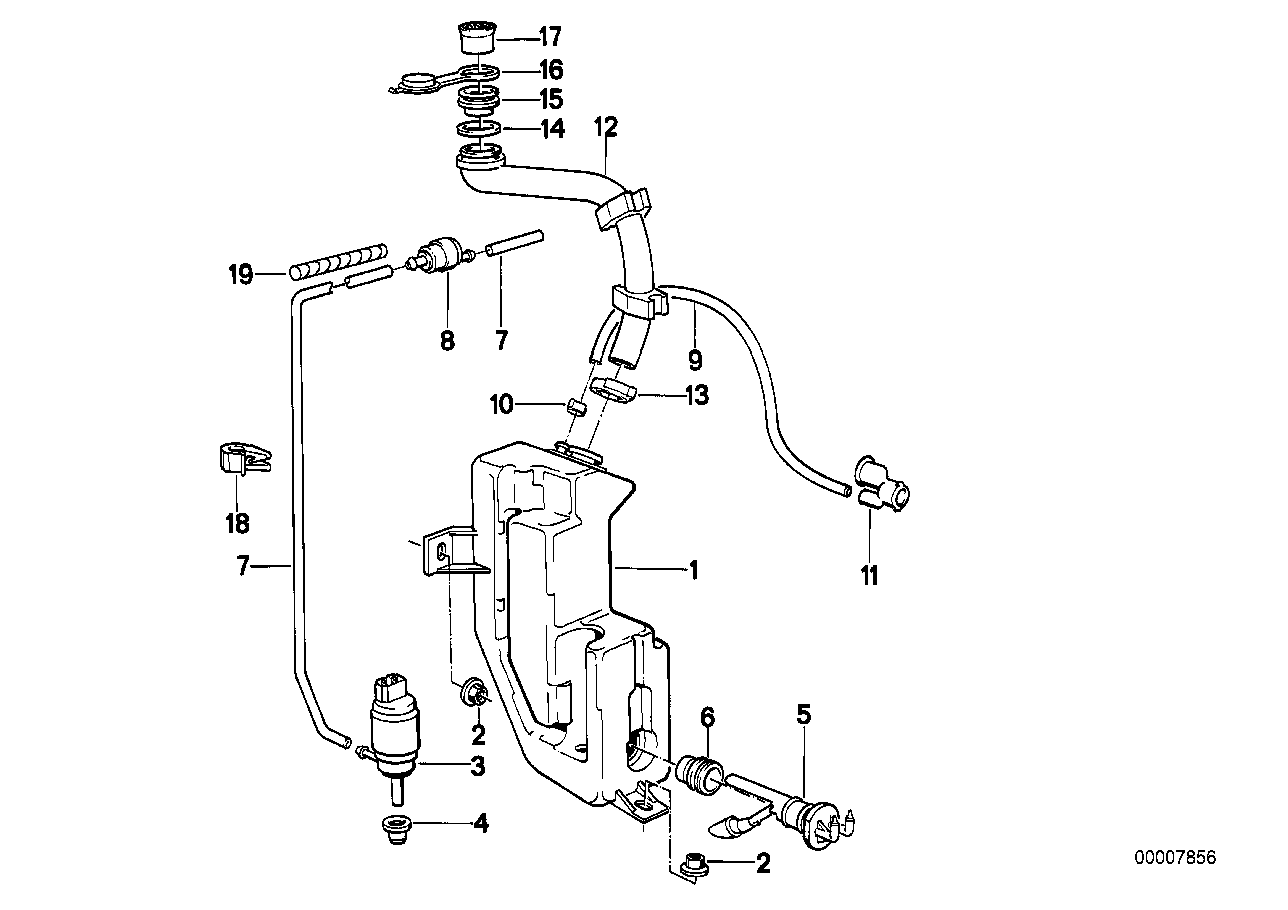 SINGLE PARTS FOR REAR WINDOW CLEANING