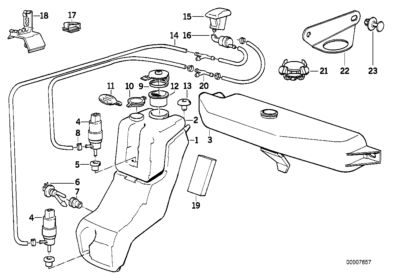 SINGLE PARTS FOR WINDSHIELD CLEANING